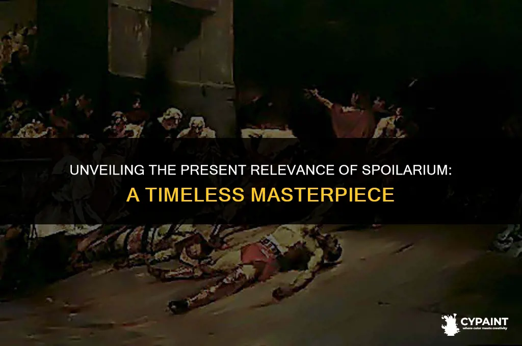 what is the relevance of the painting spoliarium at present