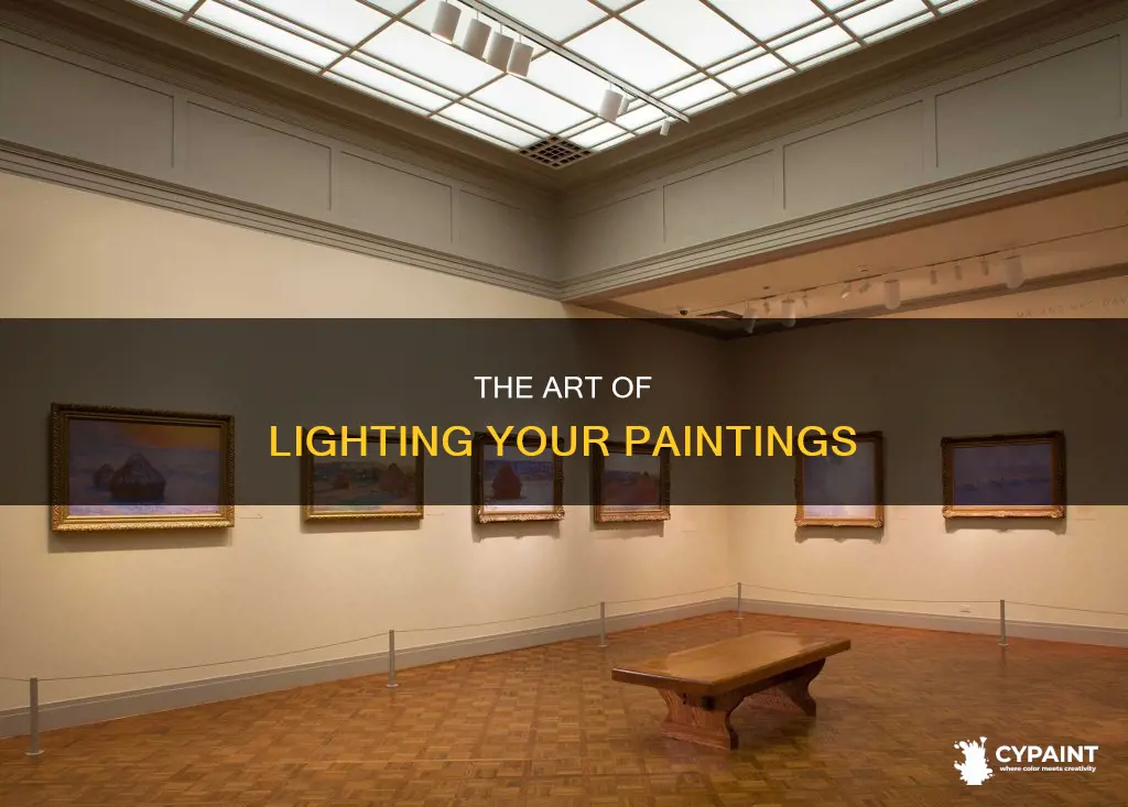 what is the right way to light a painting
