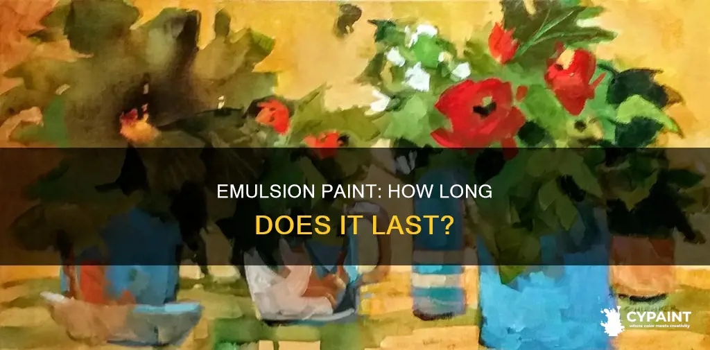 what is the shelf life of unopened emulsion paint