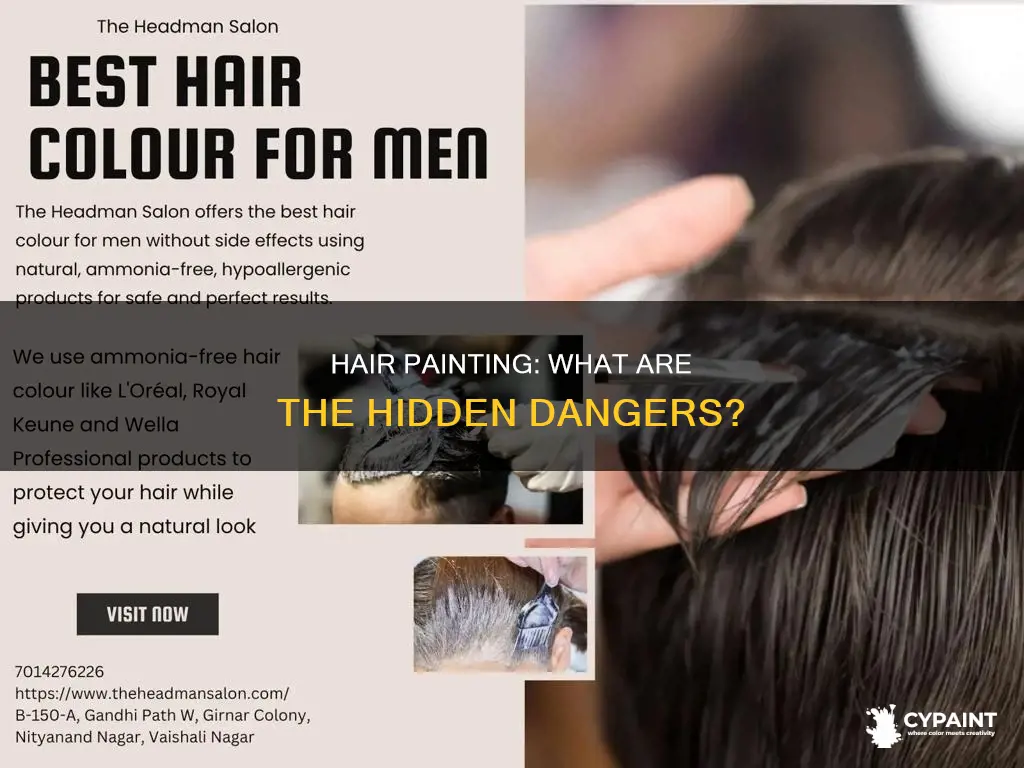 what is the side effects from painting you hair