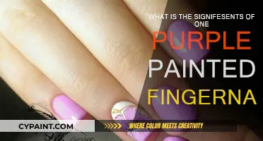 The Purple Fingernail: A Subtle Sign of Rebellion