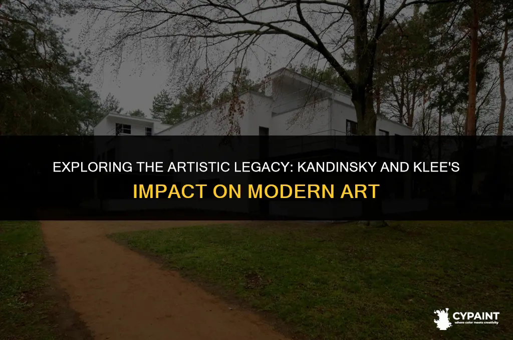 what is the significance of the kandinsky and klee paintings