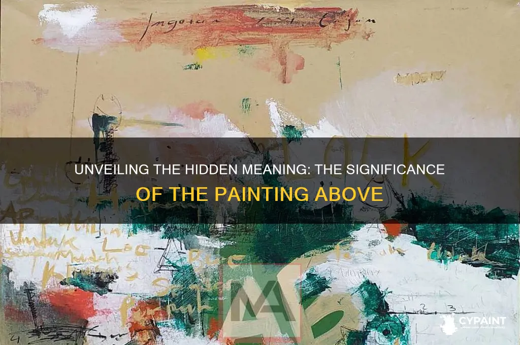 what is the significance of the painting above
