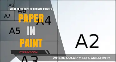 Standard Printer Paper Dimensions: A Guide for Paint Users