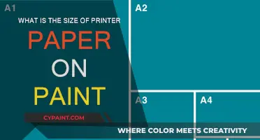 Printer Paper Size for Painting Projects