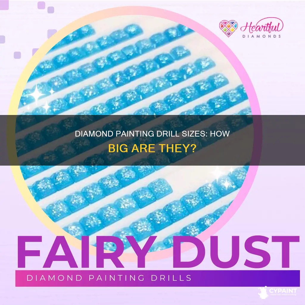 what is the size of the diamond painting drill