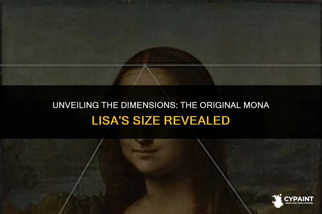 what is the size of the original mona lisa painting