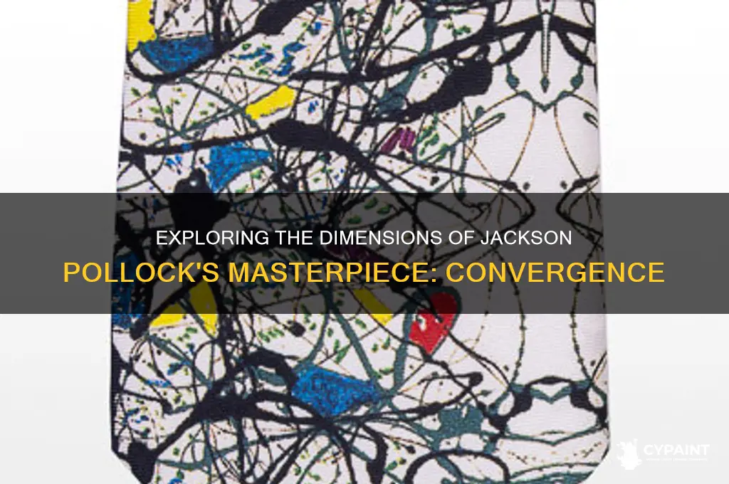 what is the size of the painting convergence