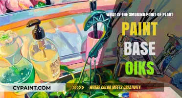 Exploring the Smoking Point of Plant-Based Paint Oils