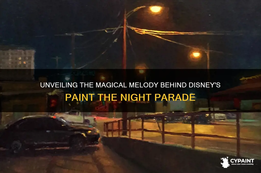 what is the song in paint the night