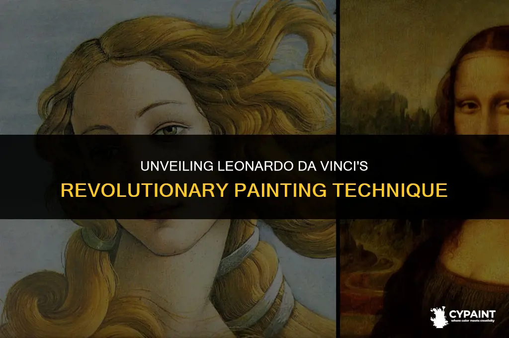 what is the special painting technique leonardo da vinci invented