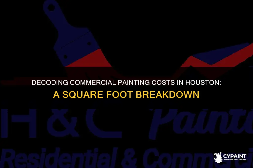 what is the square foot price for commercial painting houston