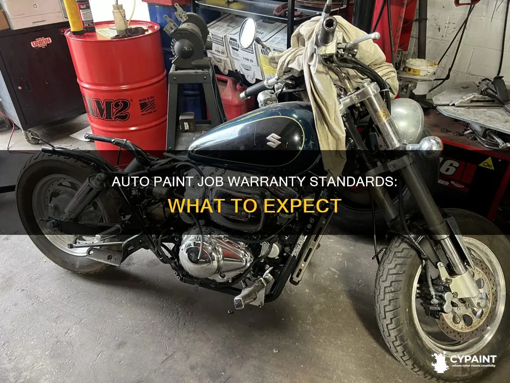 what is the standard warranty on auto paint job