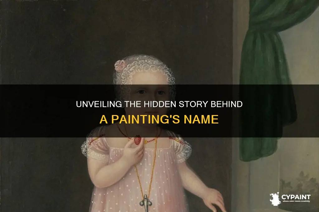 what is the story of a painting called