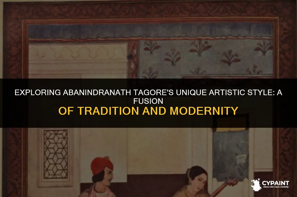 what is the style of painting by abanindranath tagore called