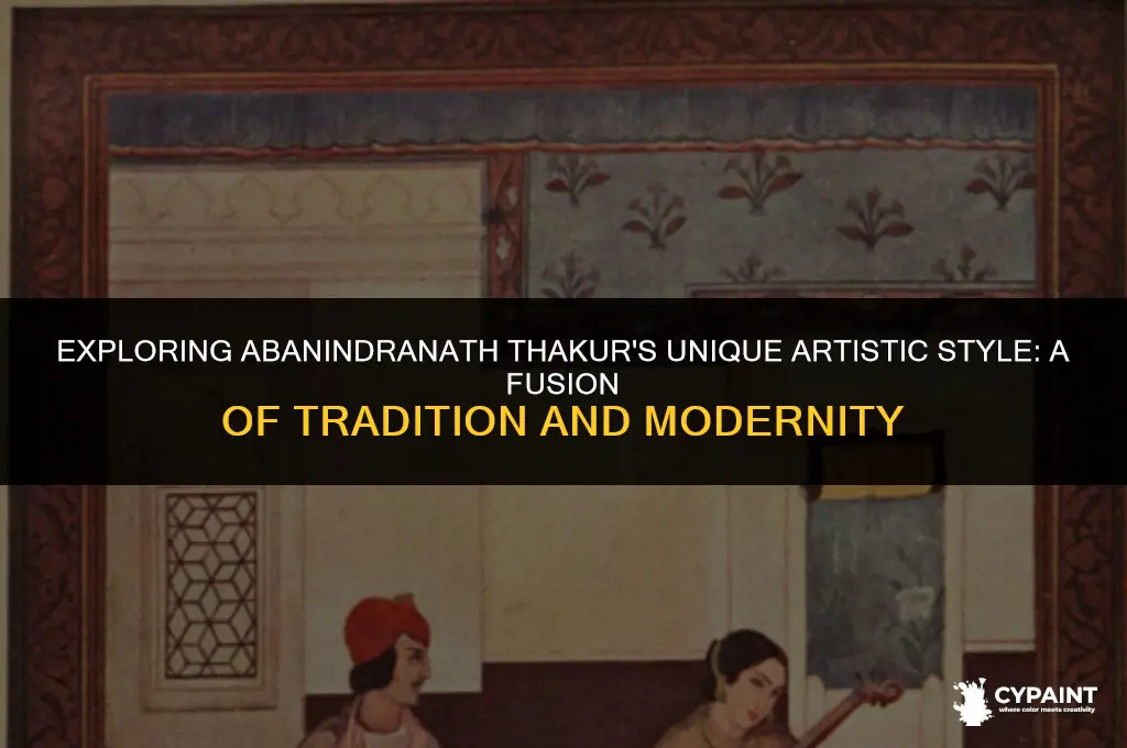 what is the style of painting by abanindranath thakur called