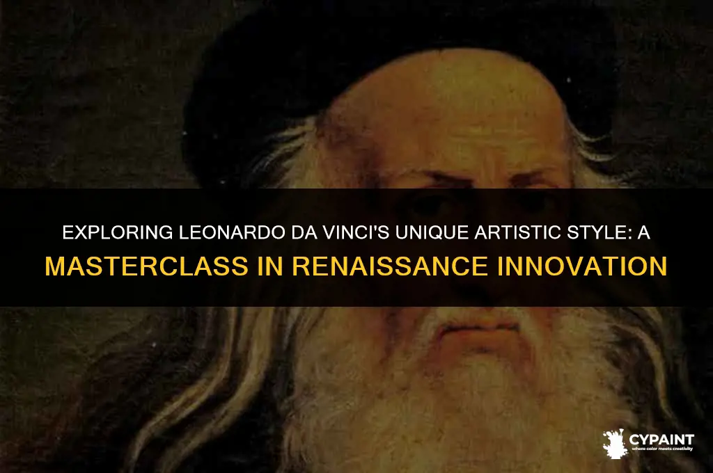 what is the style of painting of leonardo da vinci