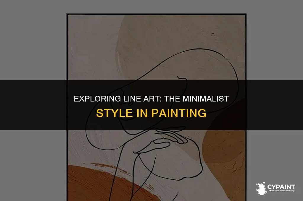 what is the style of painting that is just lines