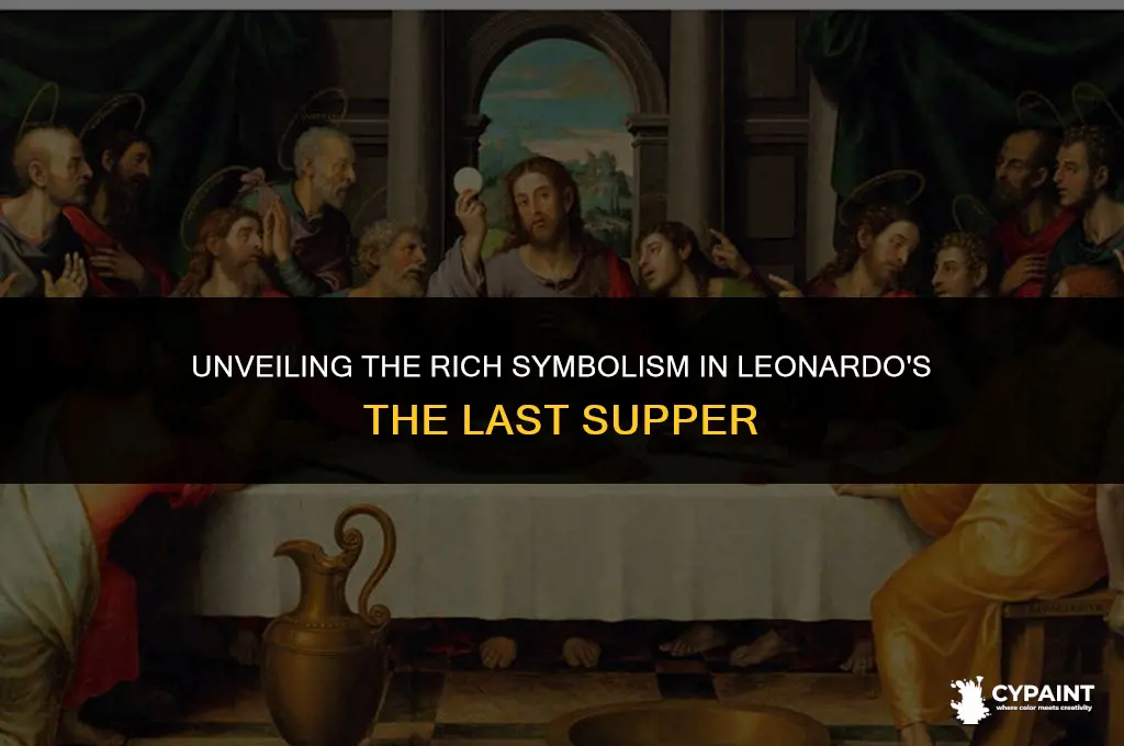 what is the subject matter of the last supper painting