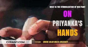 The Symbolic Significance of Red Paint on Priyanka's Hands