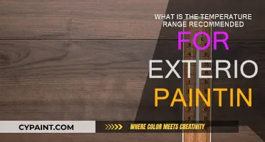 Best Temperature Range for Exterior Painting