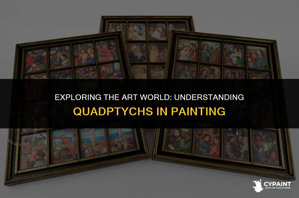 what is the term for a painting split into four