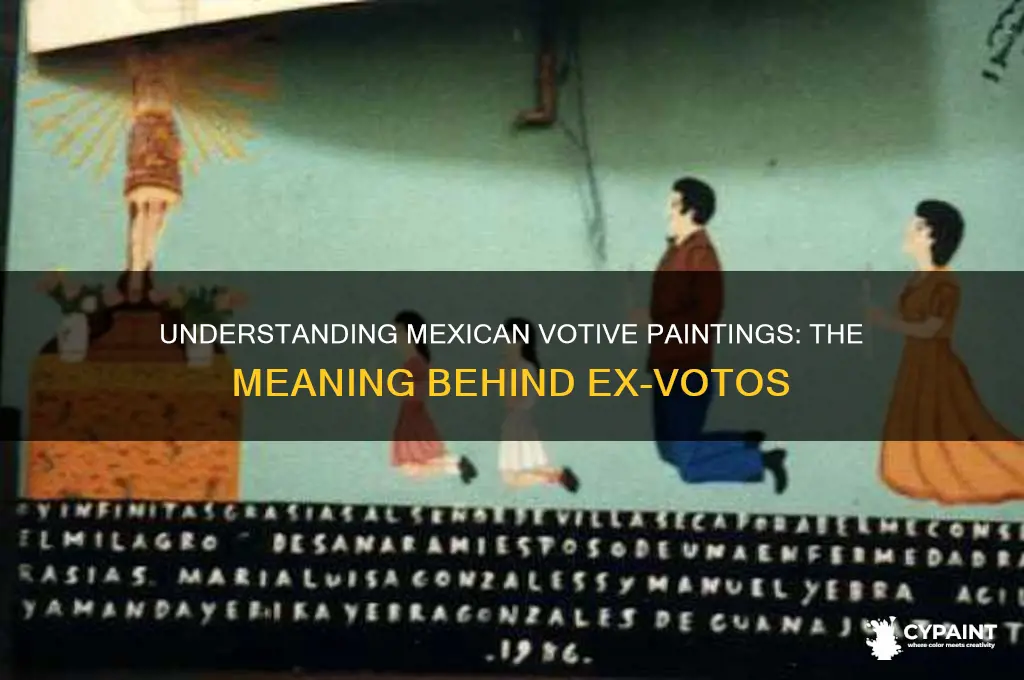 what is the term for mexican votive paintings