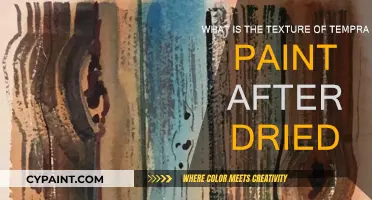 How Does Tempera Paint Feel Once Dry?