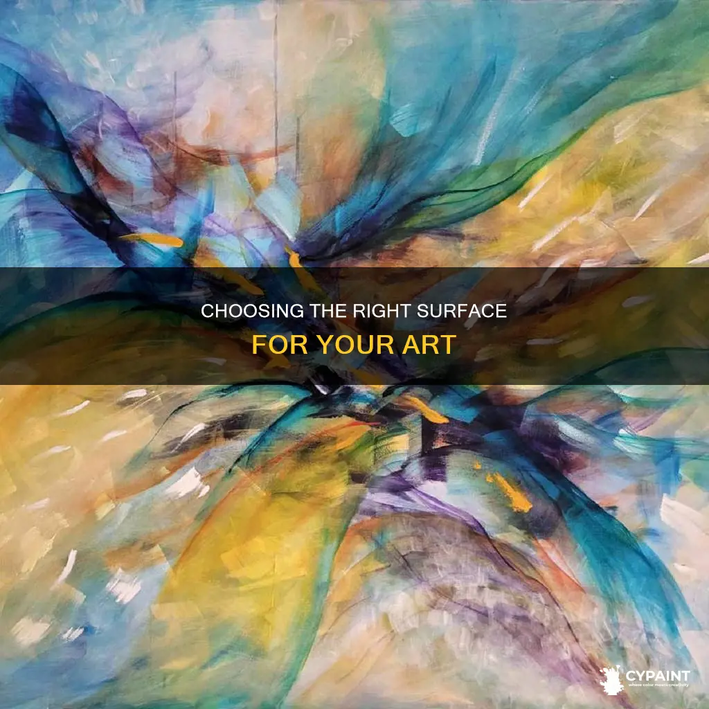 what is the thing called that artist paint on