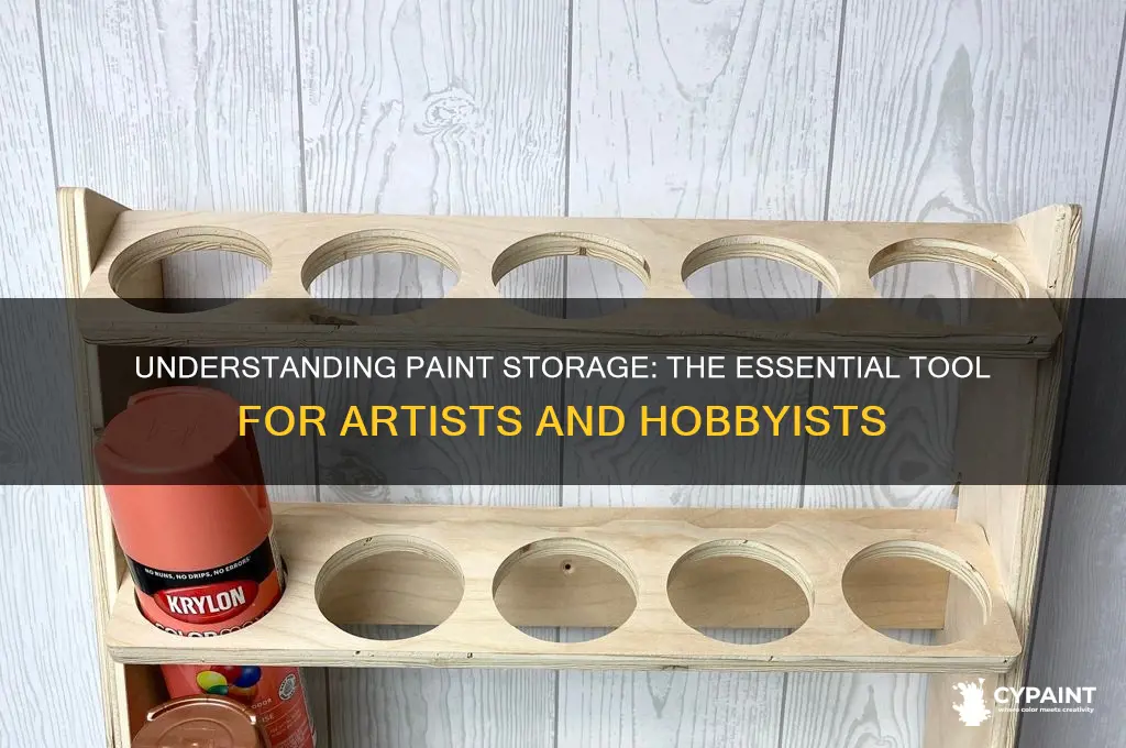 what is the thing that holds the paints