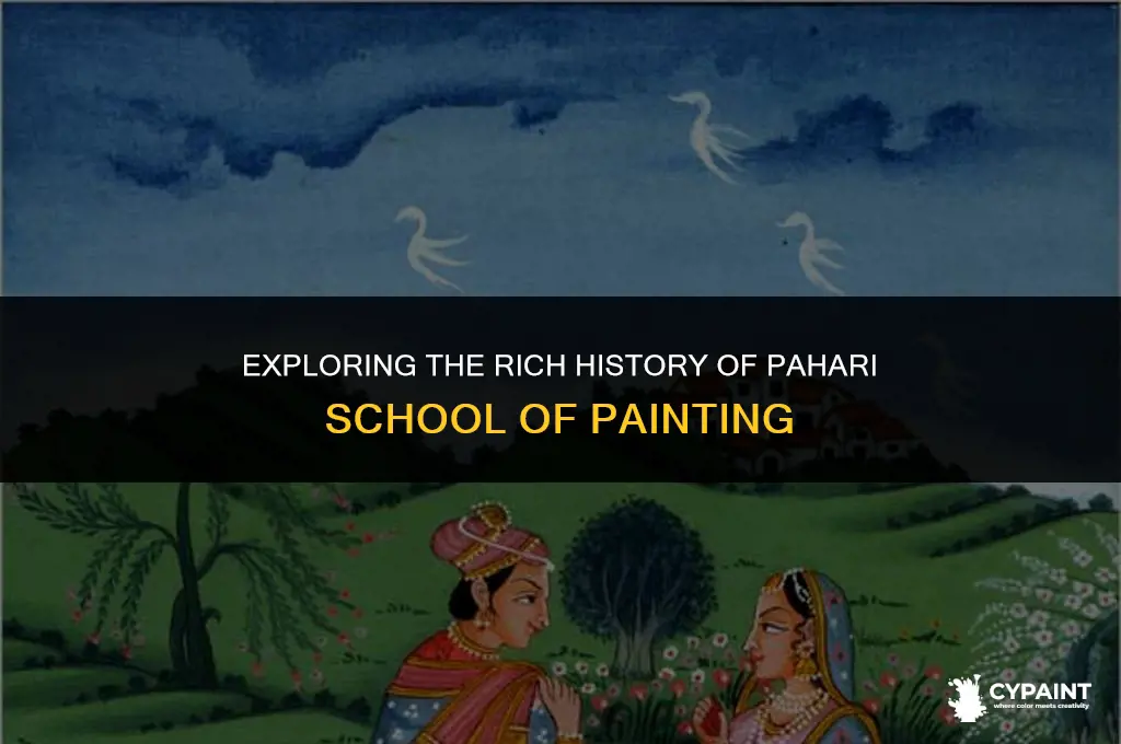 what is the time period of pahari school of painting