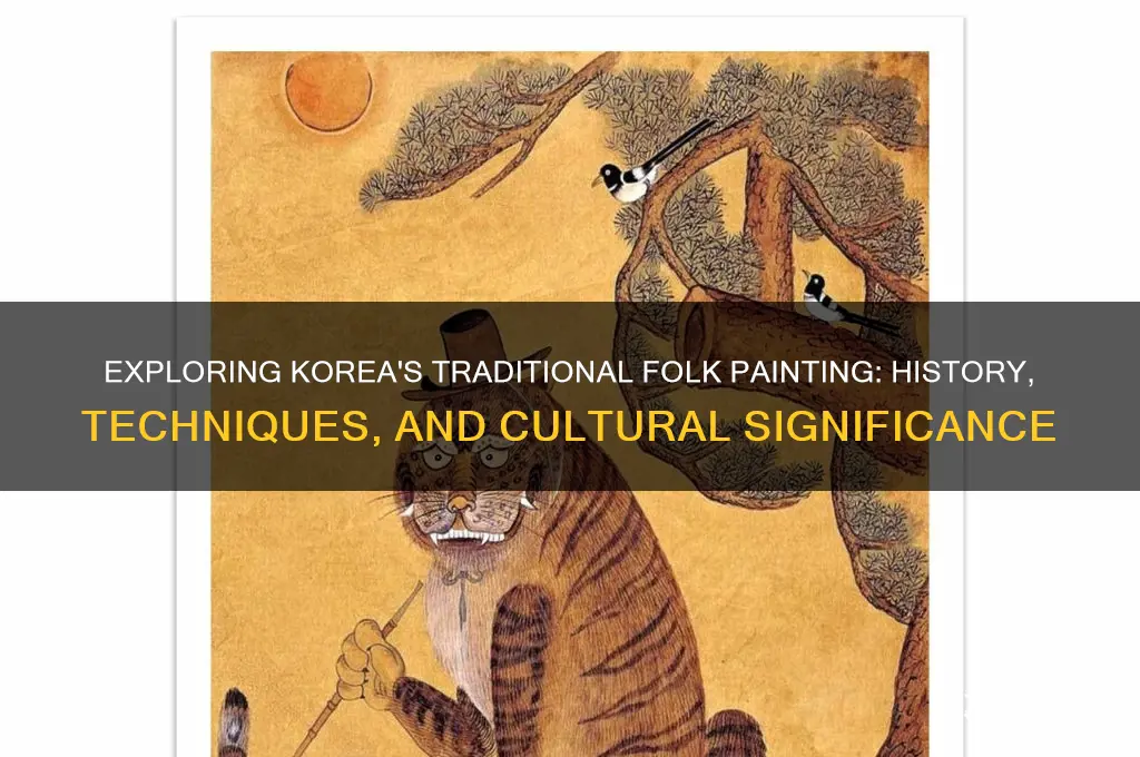 what is the traditional folk painting of korea