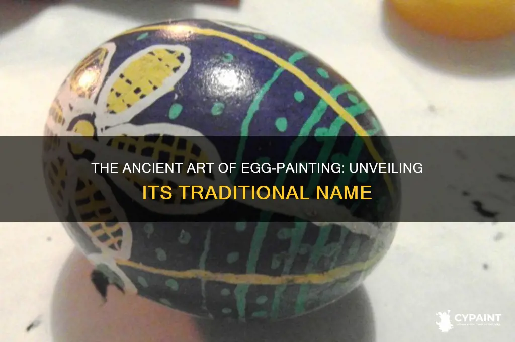 what is the traditional name for egg-painting