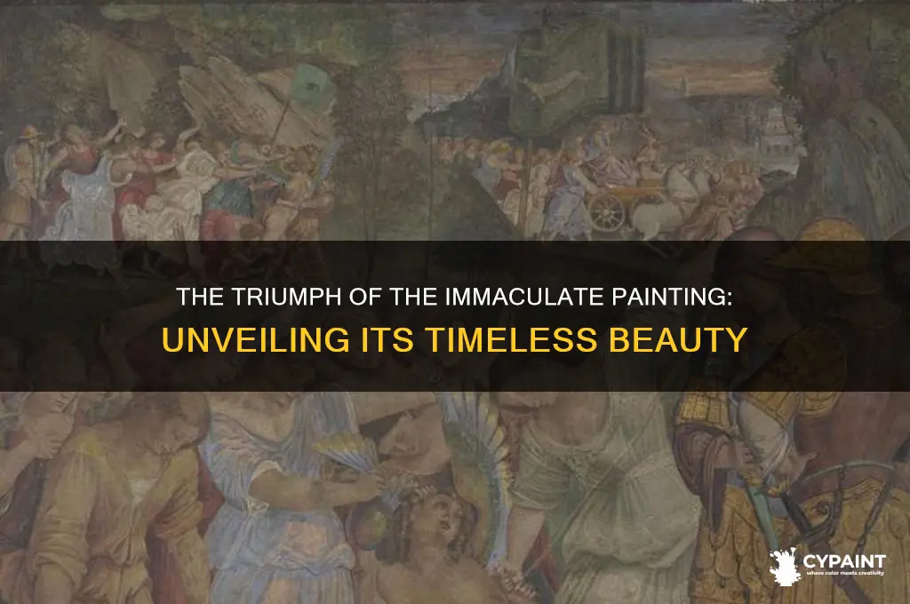 what is the triumph of the immaculate painting