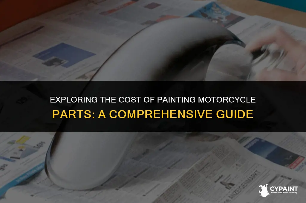 what is the typical price to paint motor cycle parts