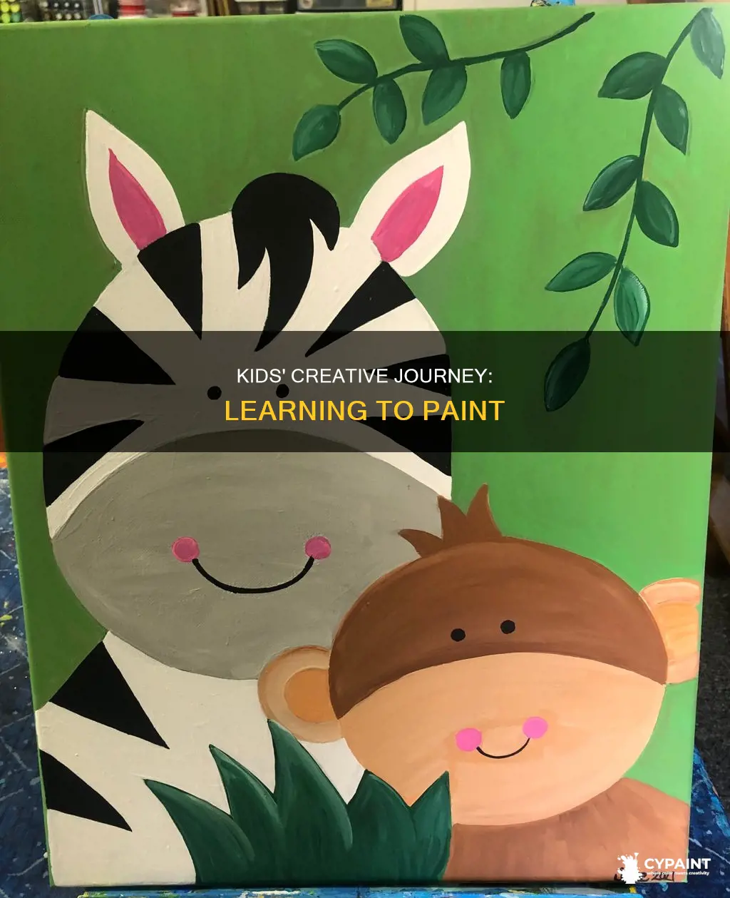 what is the usual age kids learn to paint