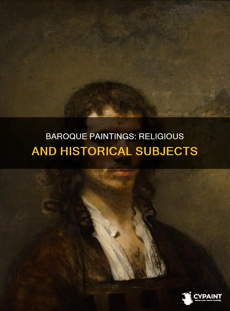 what is the usual subject matter of baroque paintings