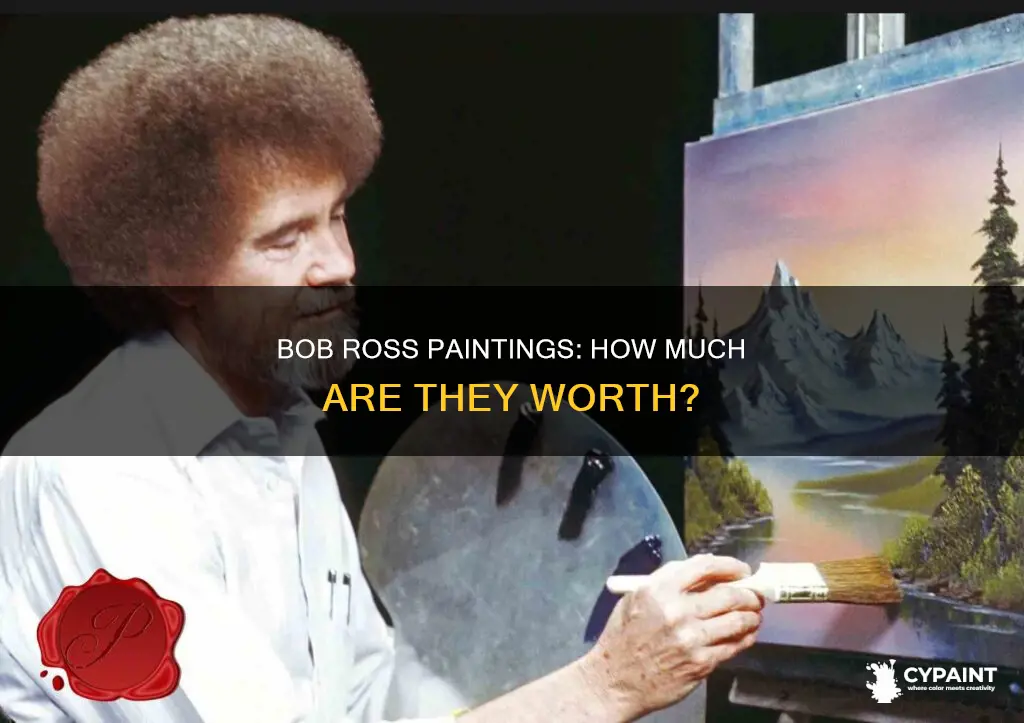 what is the value of a bob ross painting