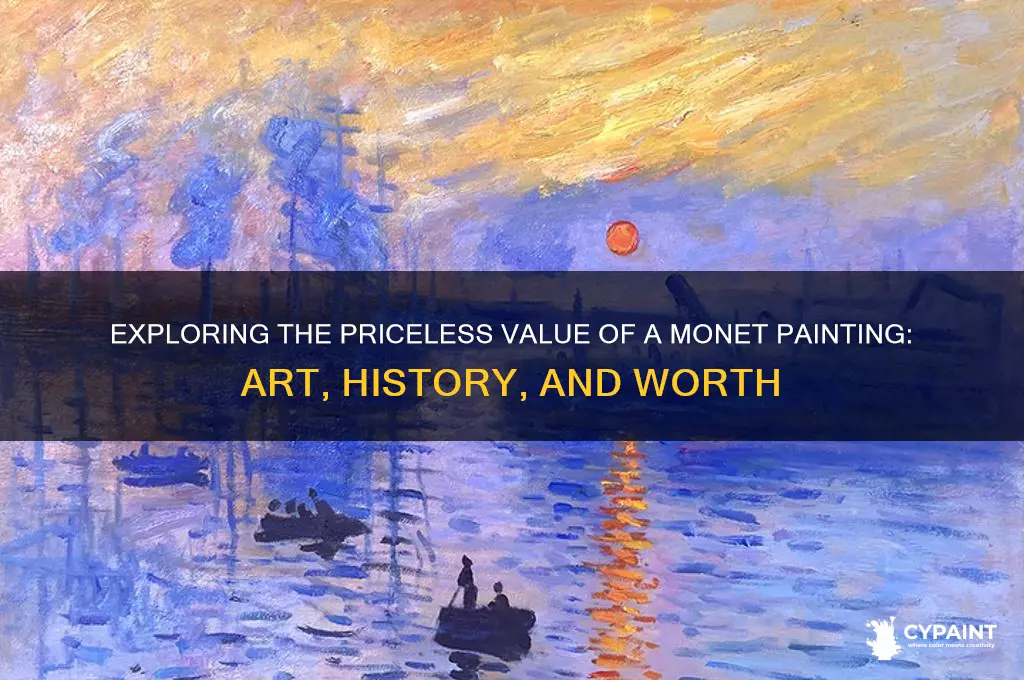 what is the value of a monet painting