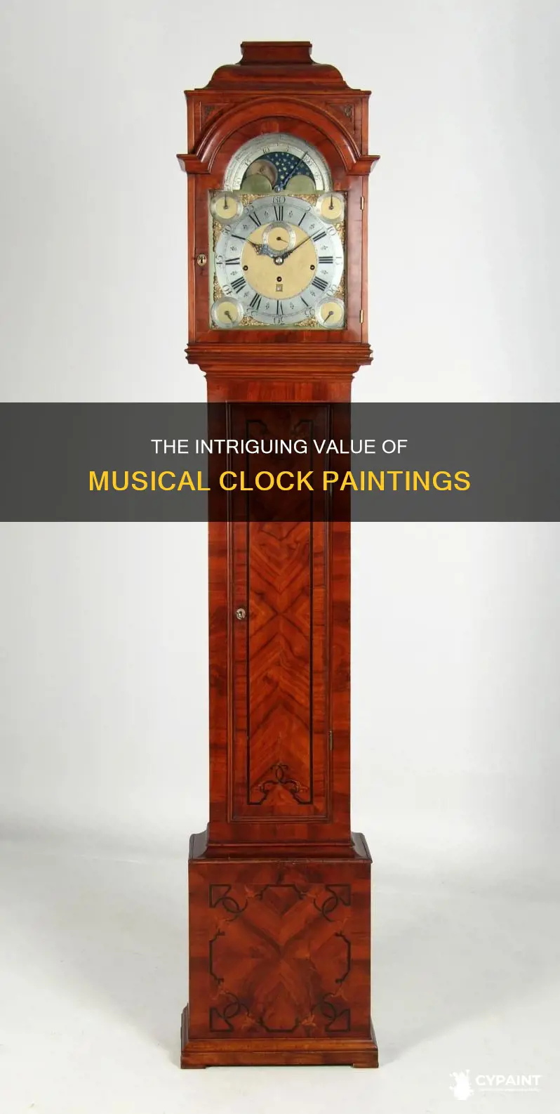 what is the value of a musical clock painting