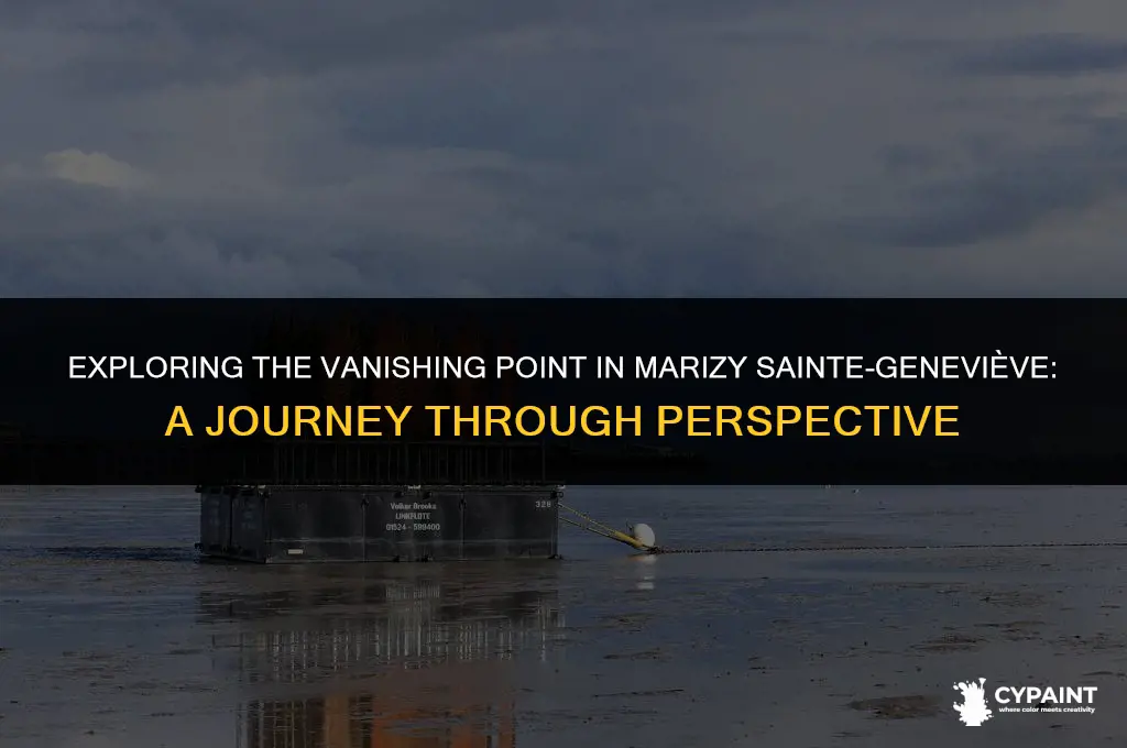 what is the vanishing point in the painting marizy sainte-genevieve
