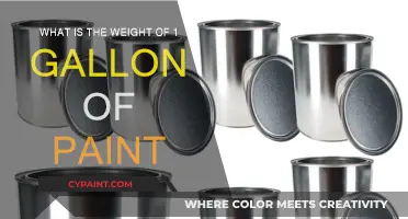 How Heavy is a Gallon of Paint?