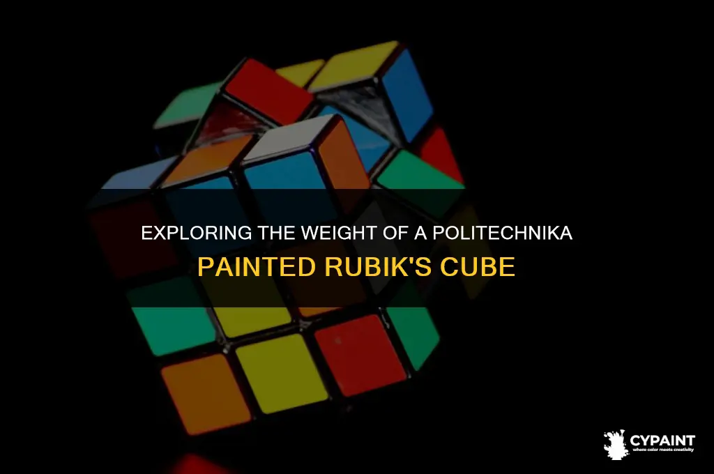what is the weight of politechnika painted rubik