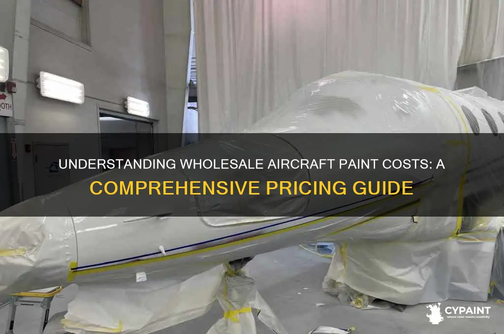 what is the wholesale cost of aircraft paint
