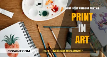 Exploring Artistic Mediums: The Terminology of Paint and Print