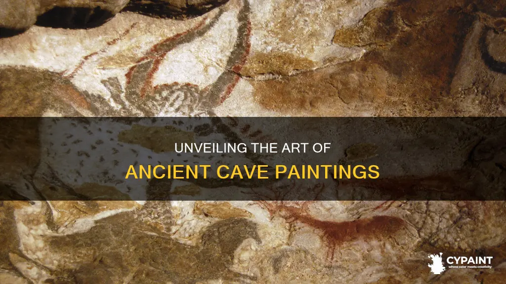 what is the word for painting found in caves