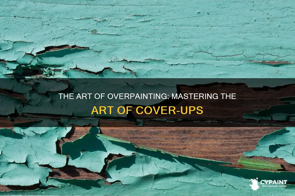 what is the word when you paint over something