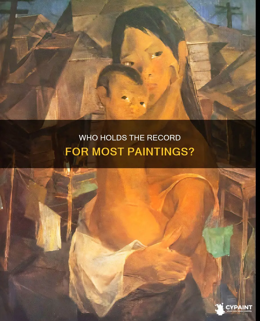 what is the world record for number of paintings