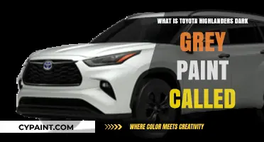 Toyota Highlander's Dark Grey Paint Name and Color Code Revealed