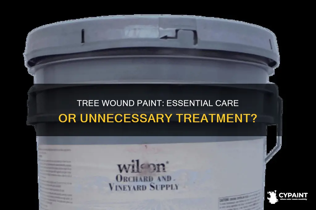 what is tree wound paint is it necessary